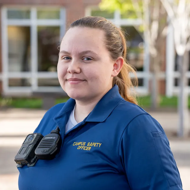 Campus Security Officer Hannah Deeley